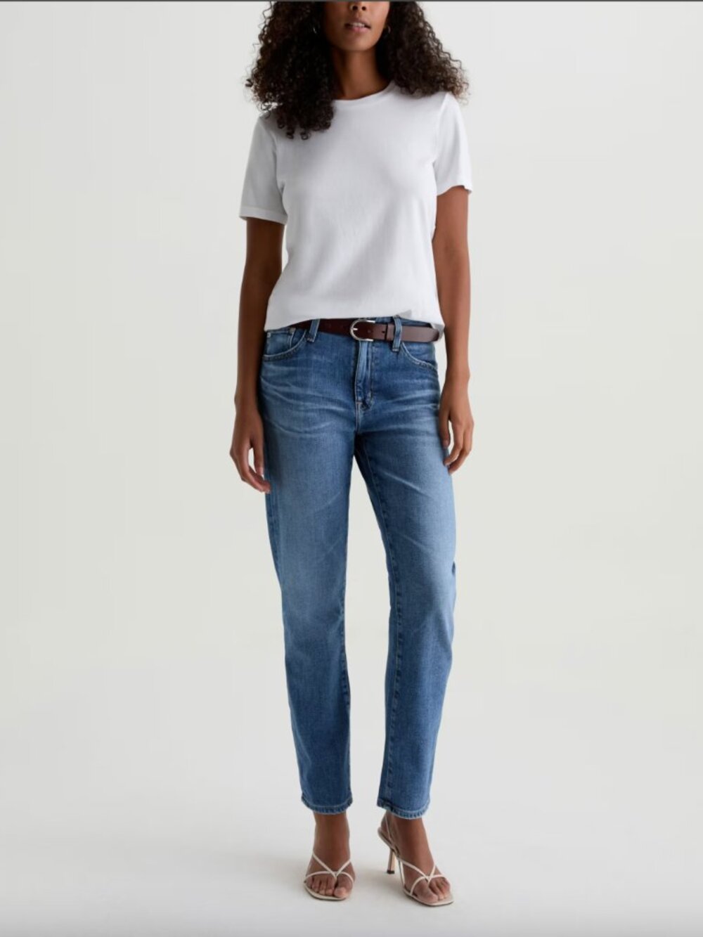 ADRIANO GOLDSCHMEID Ex-Boyfriend Jean Slouchy Slim Designer Denim Casual Chic 26